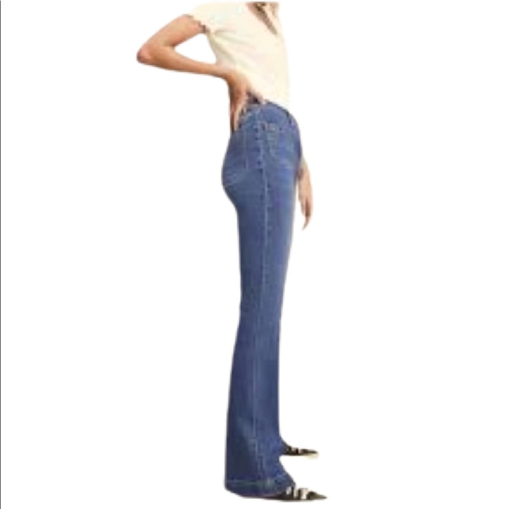 H&M NWOT retro style highrise flare jeans